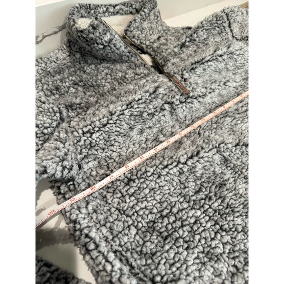 Grizzly Sherpa Quarter Zip Size Small Grey/White‎ - Picture 6 of 8